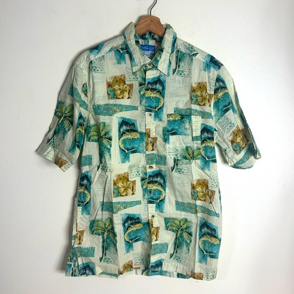 Fishing life button down lightweight summer fishing shirt size medium - Picture 1 of 9